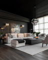Reno Ottoman Hailey Shell S