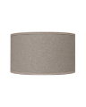 Cylinder lampshade leather brown