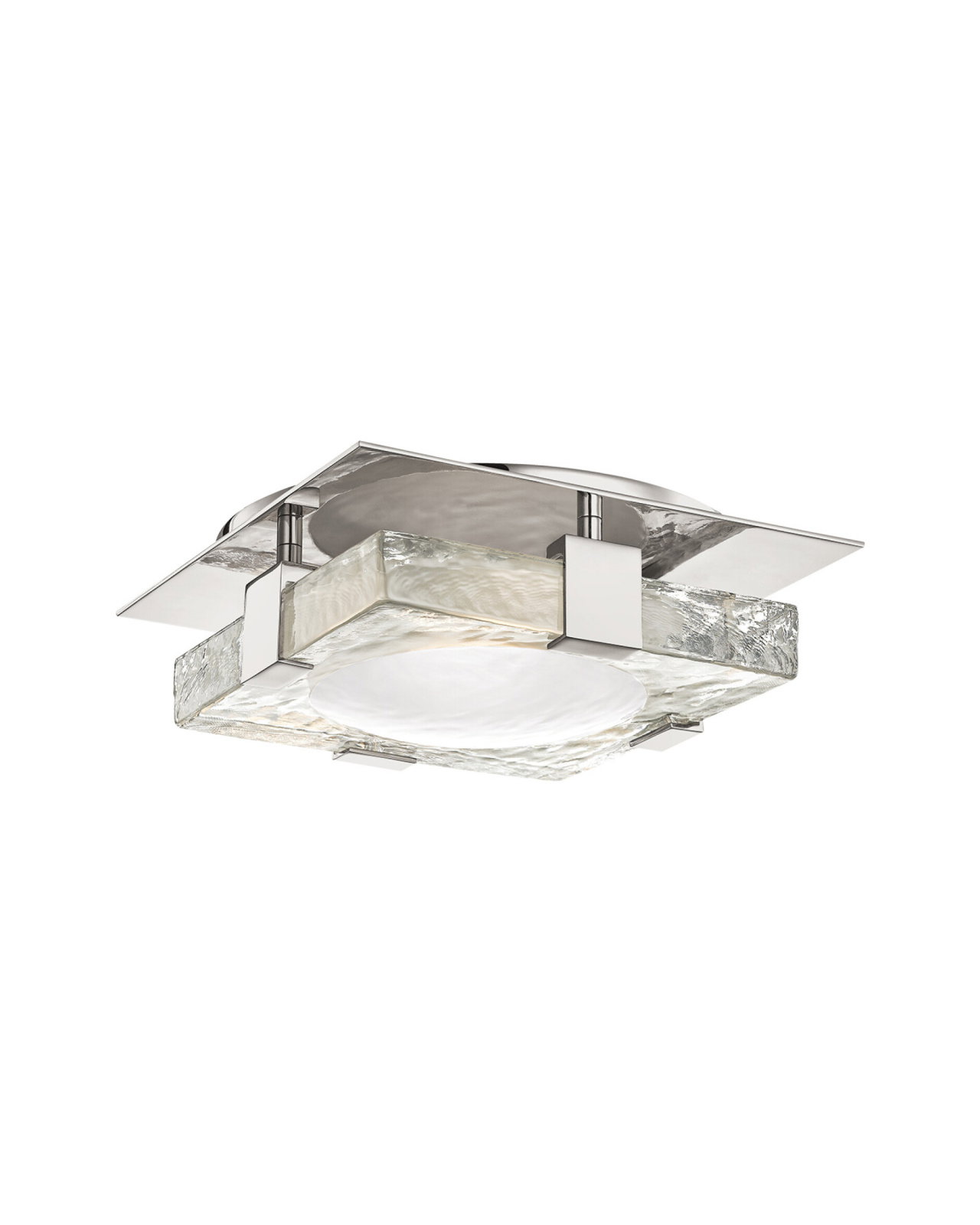 Bourne vegglampe nikkel
