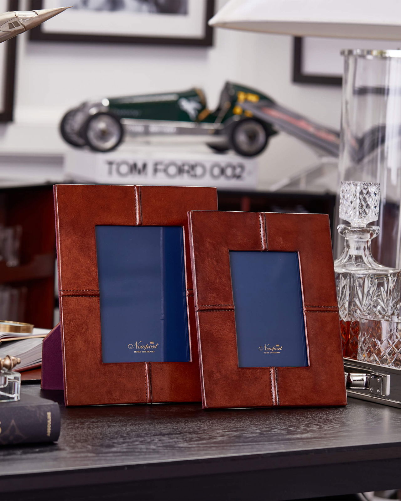 Kensington fotoram läder