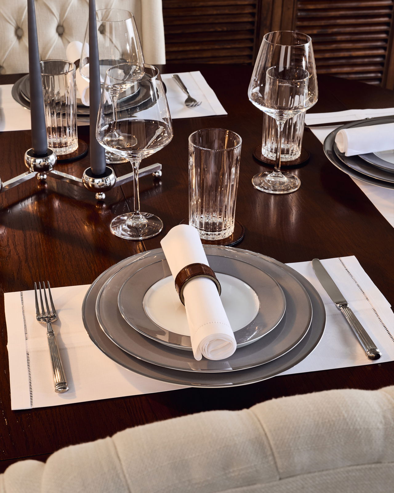 Fairmont Charger Plate Grey