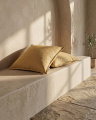 Classic Linen cushion cover ochre