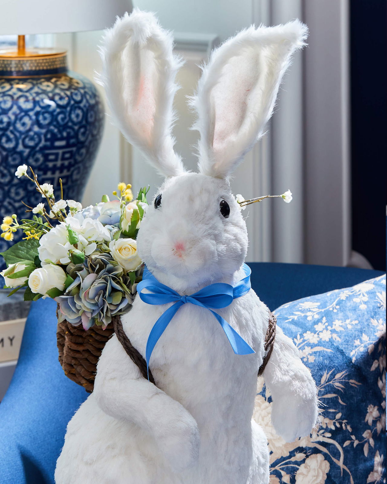 Harry paashaas wit 90 cm