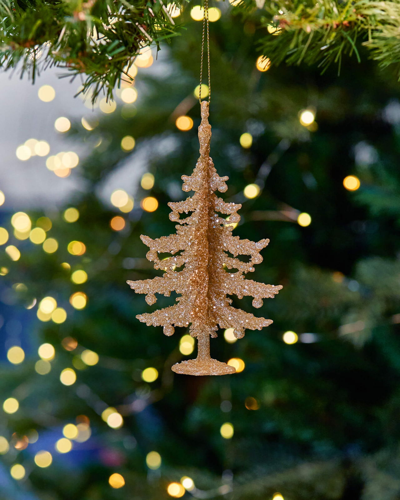 Archie Christmas Tree Decoration Gold