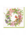 Spring Wreath Servietten grün 20er-Pack