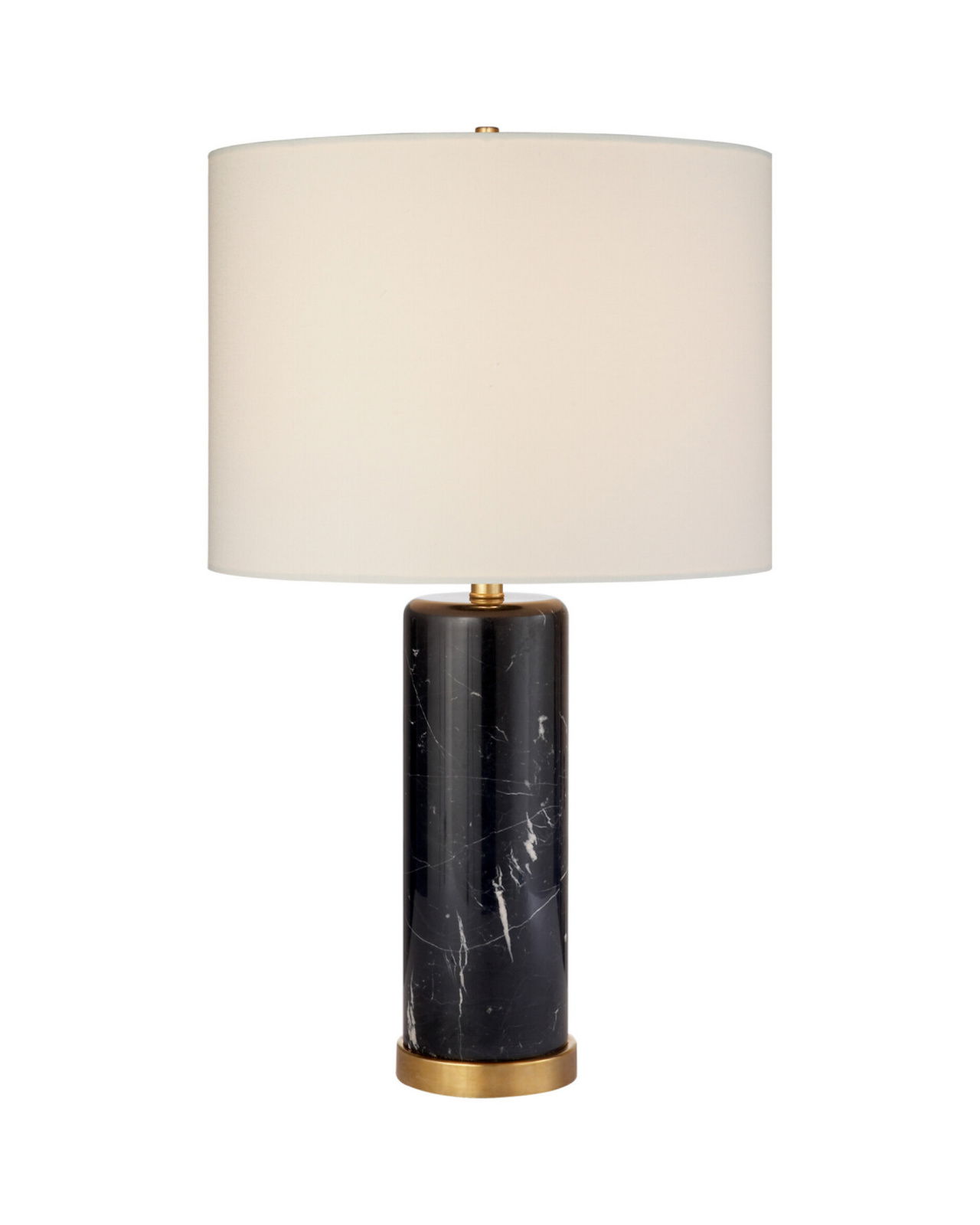 Cliff Table Lamp Black Marble