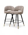 Cliff Bar Stool Mademoiselle Beige Set Of 2
