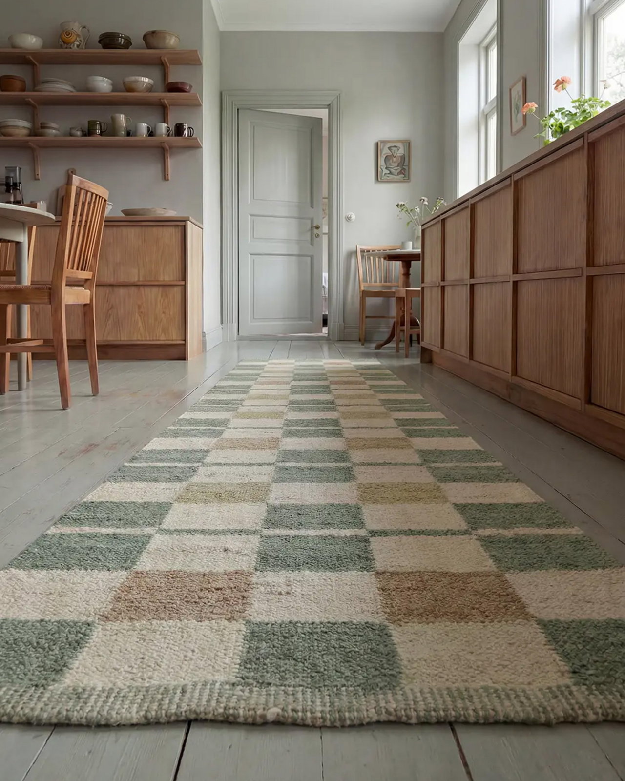 Rug Rutvik green