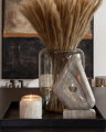 Hera beige candle holders, set of 2