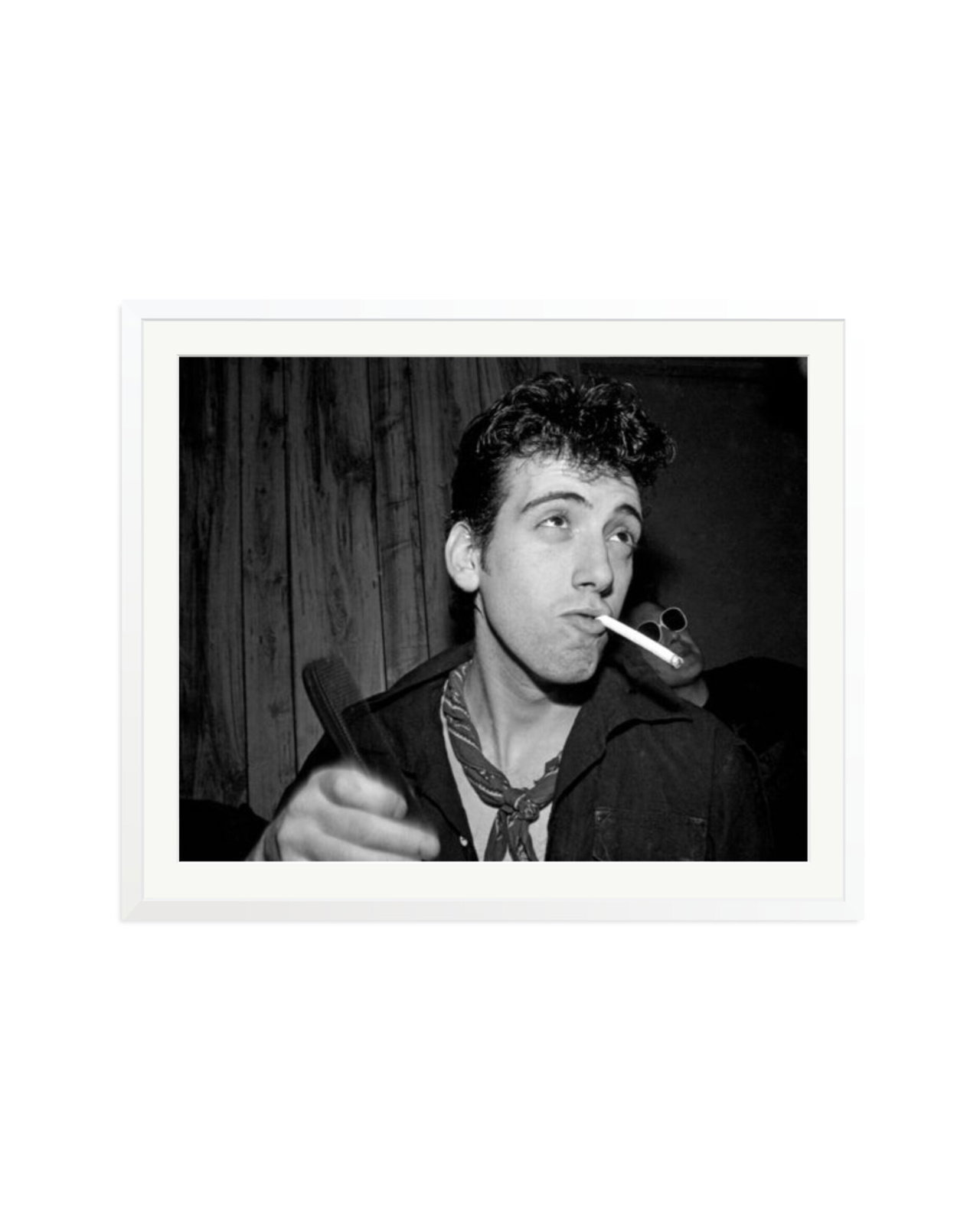 Mick Jones of The Clash Backstage 1979 White / XXL