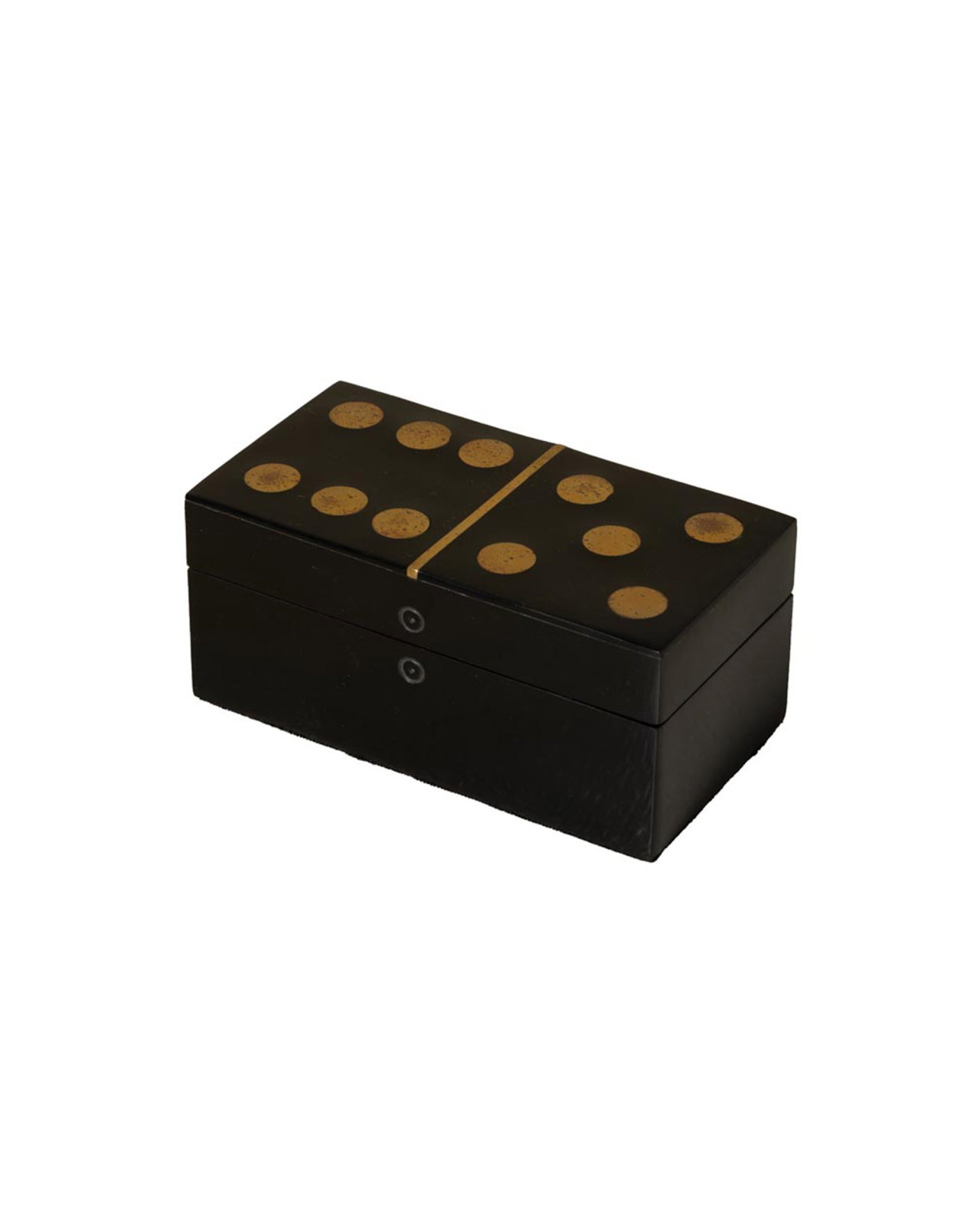 Domino Box Brown/gold
