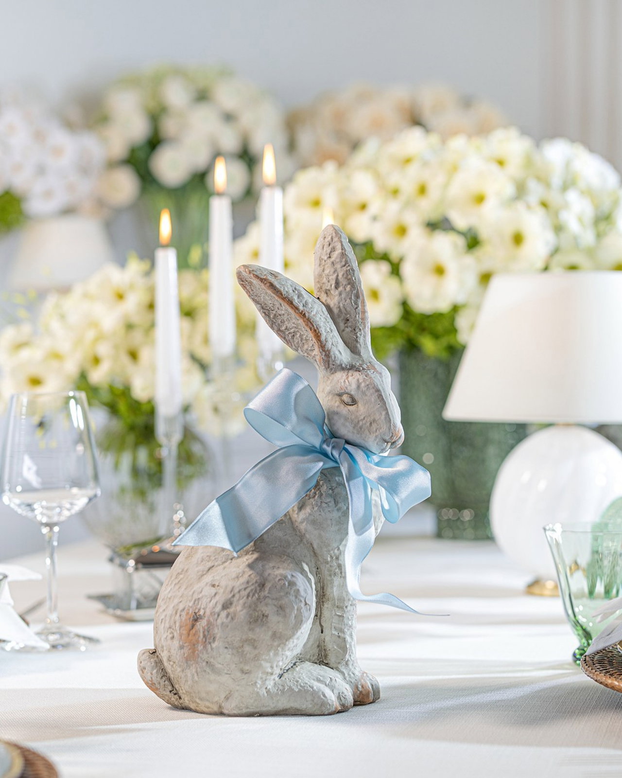 Satinband ljusblå 8,2m