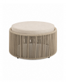 Bezug für Los Cabos Fußhocker Trafford Beige