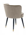 Grenada dining chair velvet savona greige