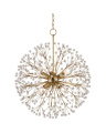 Dunkirk Chandelier Aged Brass