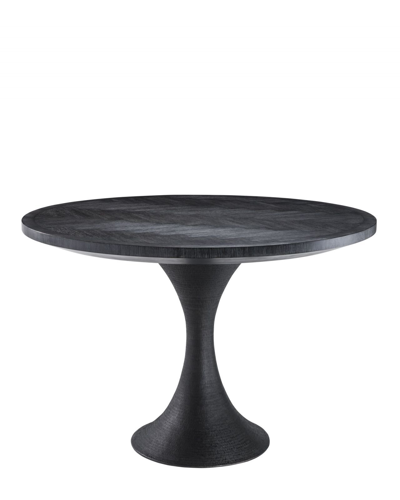 Melchior dining table round charcoal
