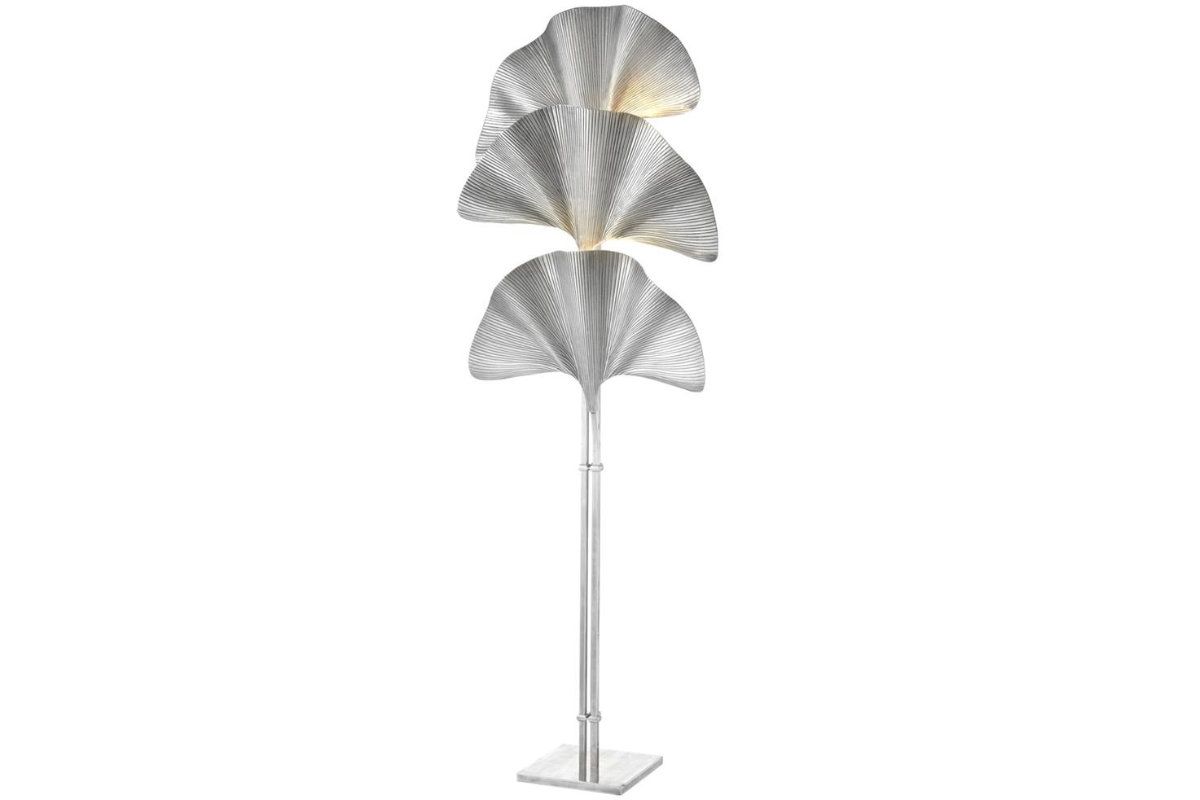 Las Palmas Floor Lamp Silver