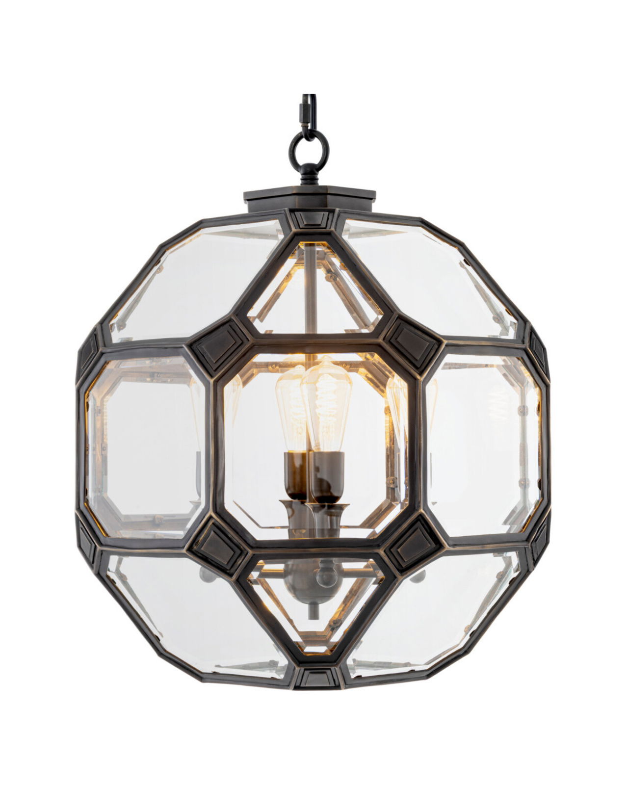 Olympia plafondlamp brons