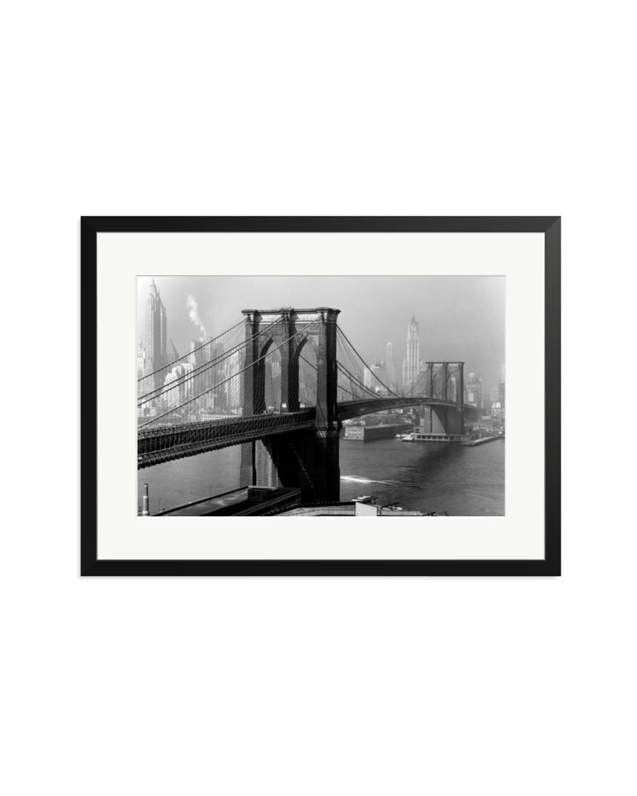 Brooklyn Bridge by Day Black / XL