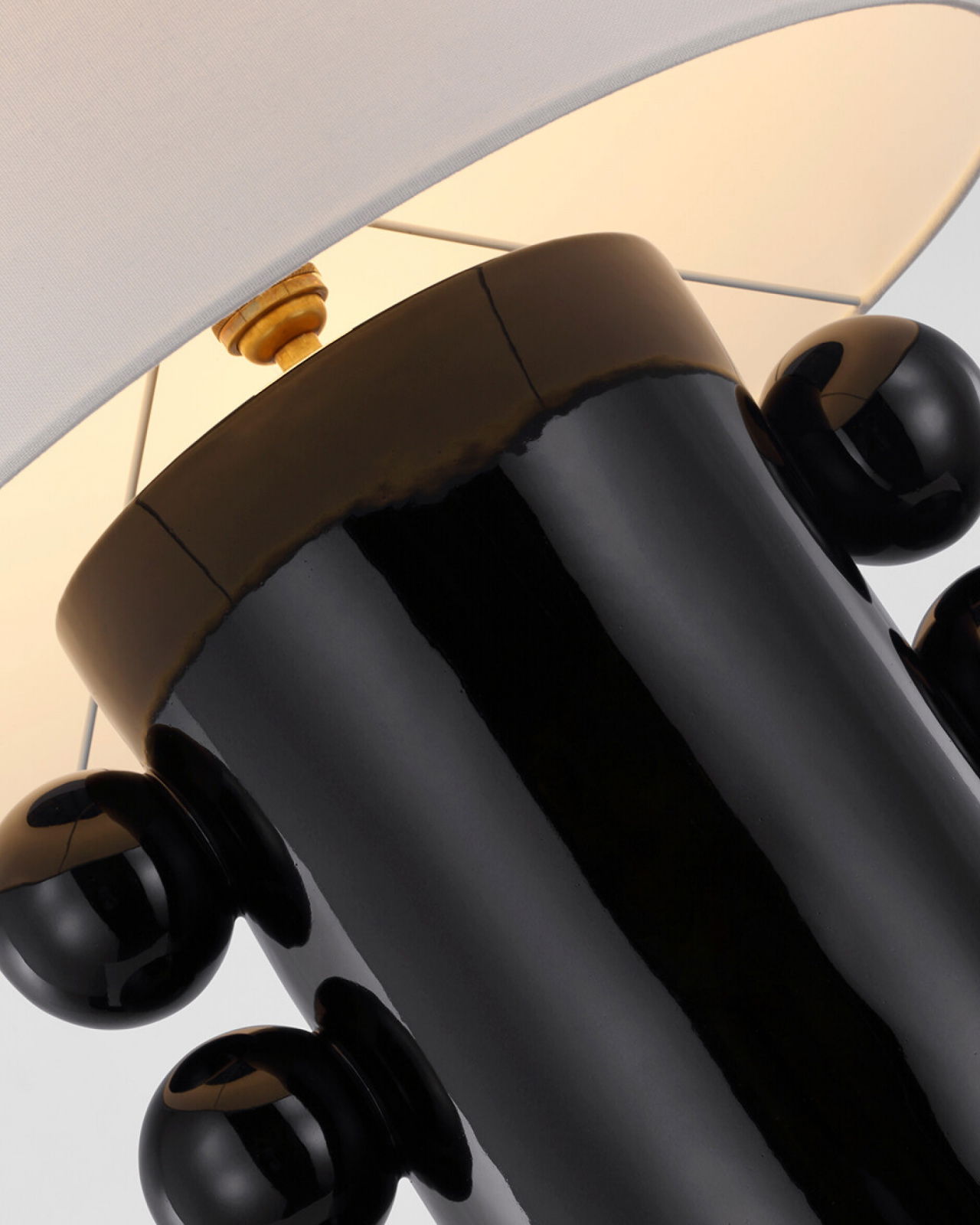 Tiglia Tall Table Lamp Black