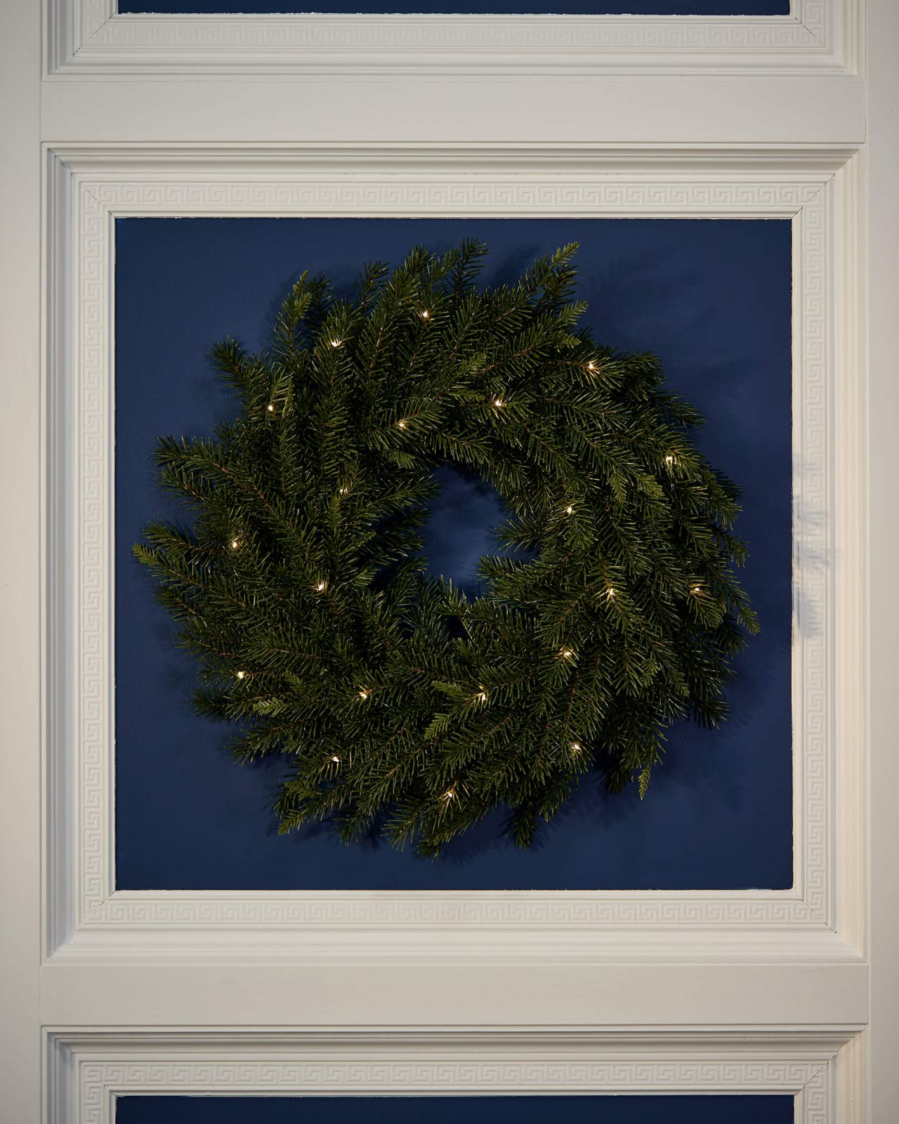 Spruce Wreath Lights 65cm