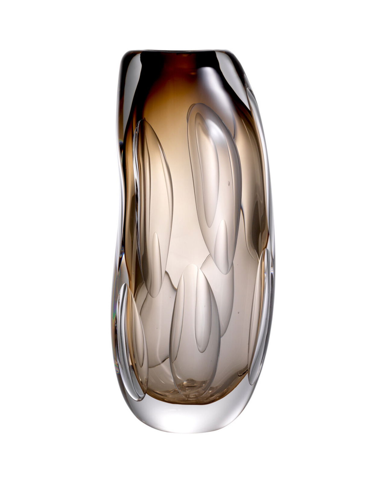 Sianni vase braun
