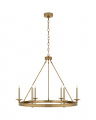 Launceton Ring Chandelier Antique-Burnished Brass