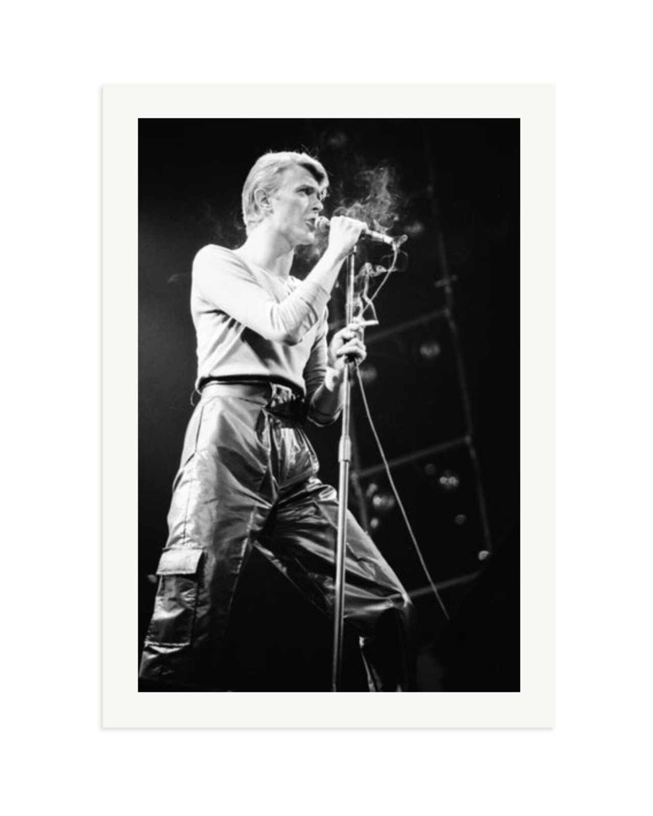 Smoking Bowie, 1978 Print Only / XXL