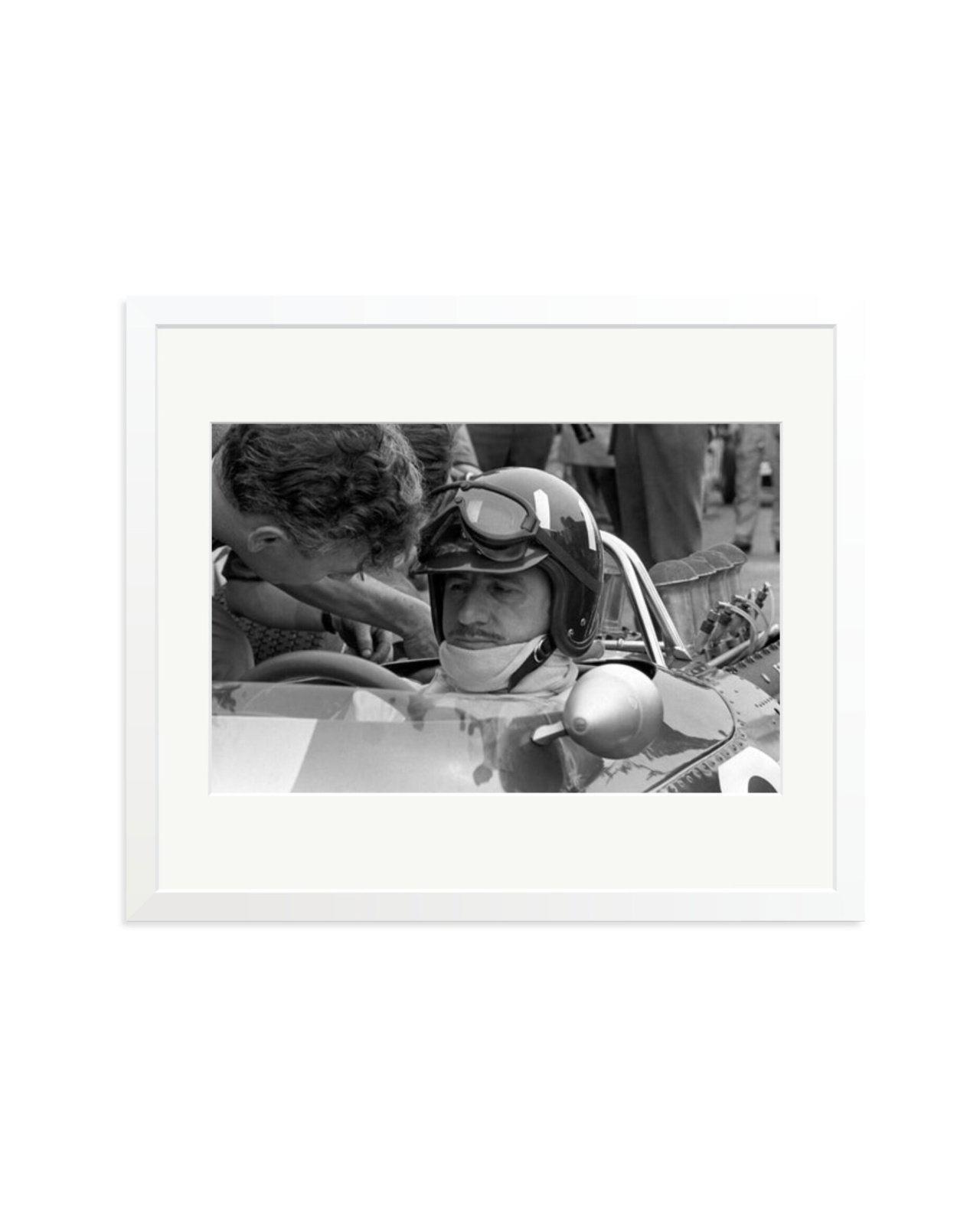 Graham Hill and Keith Duckworth White / Large