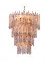 Saint Roch chandelier, brushed brass