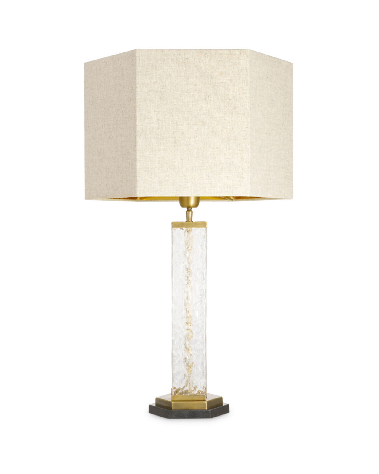 Harmonis tafellamp antiek messing