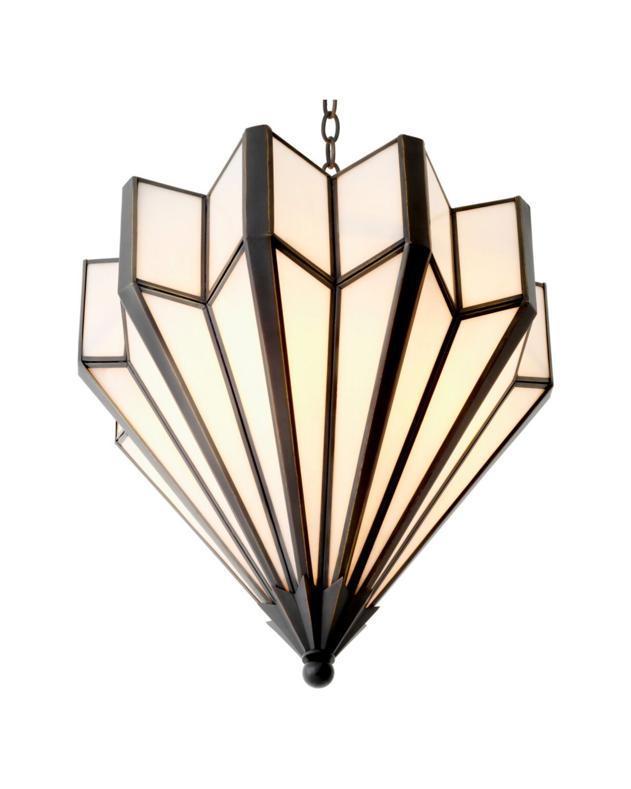 Victory kroonluchter brons