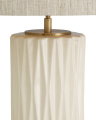 Amarello bordlampe creme keramik
