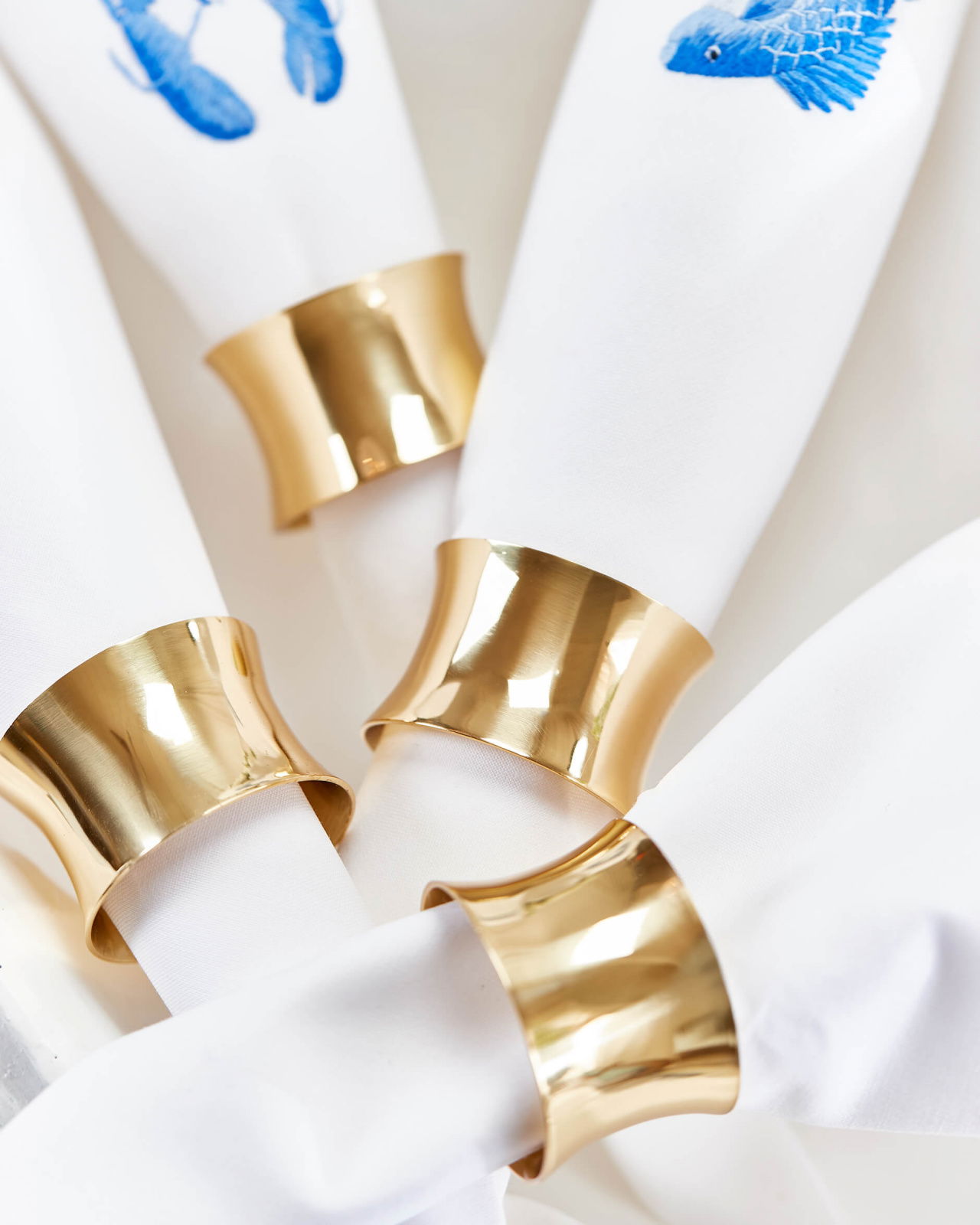 Harry servettring mässing