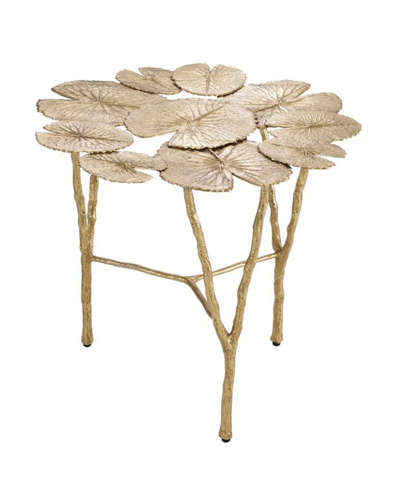 Tropicale Side Table Polished Brass