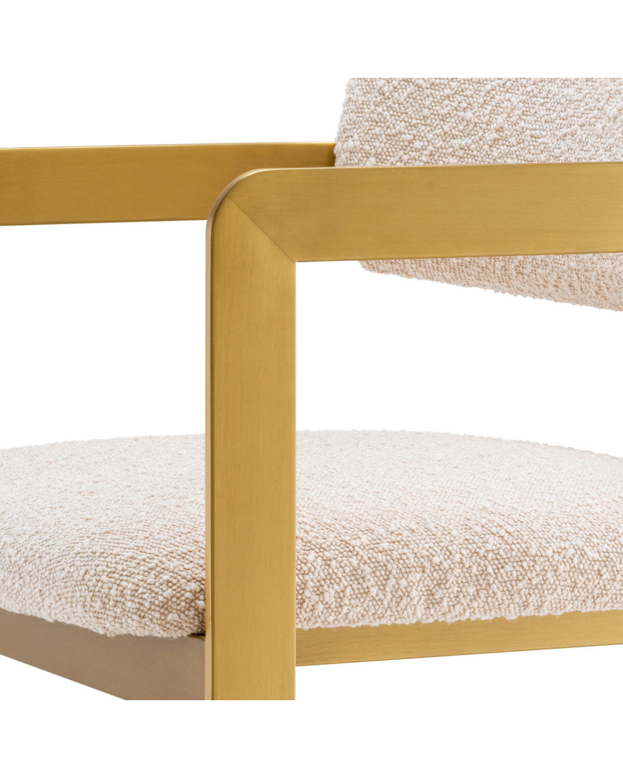 Donato Counter Stool Bouclé Cream