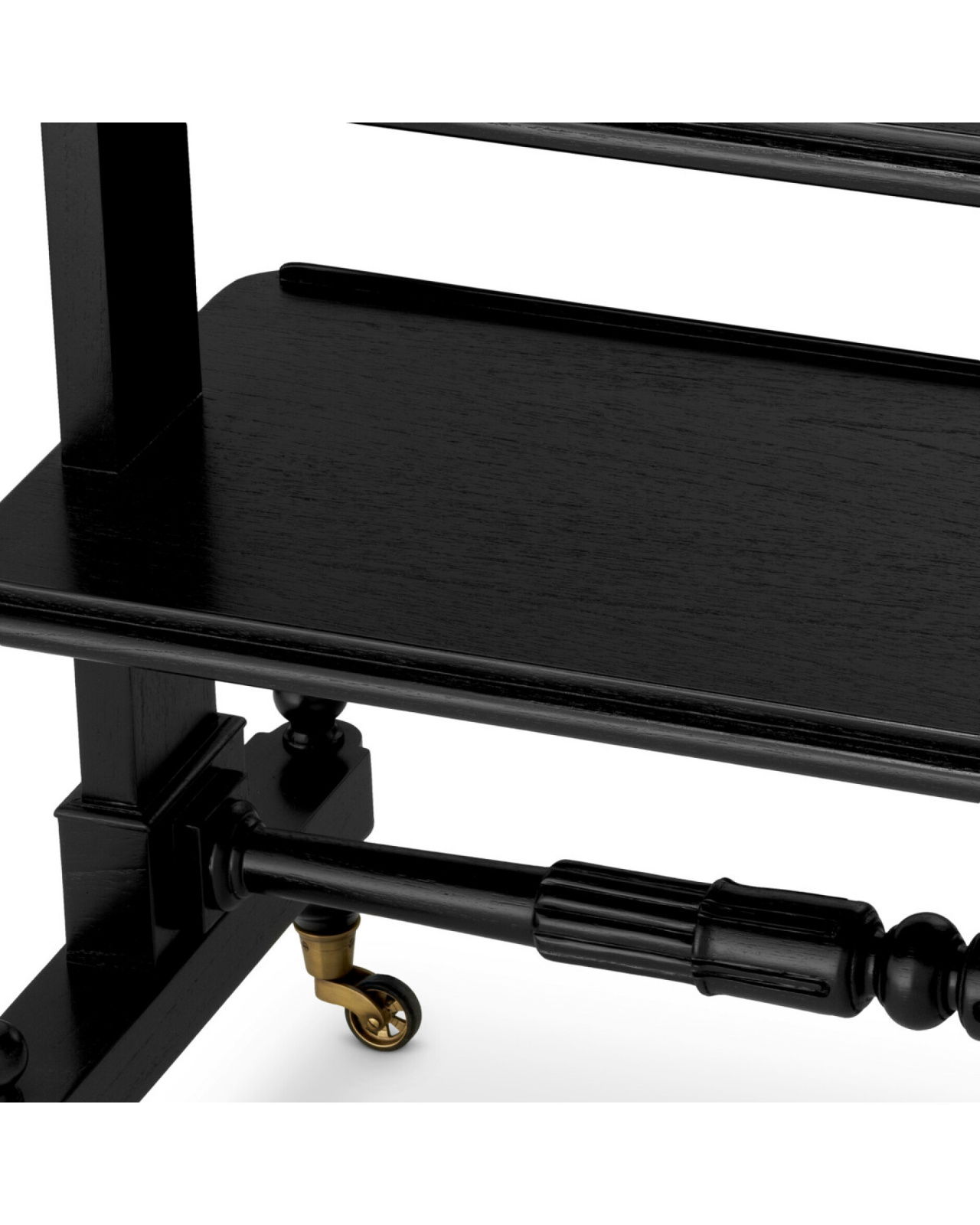 Lysander serveerwagen zwart