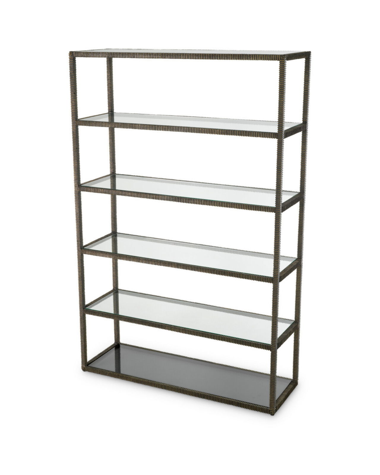 Bethesda Shelving Unit Bronze / Glass