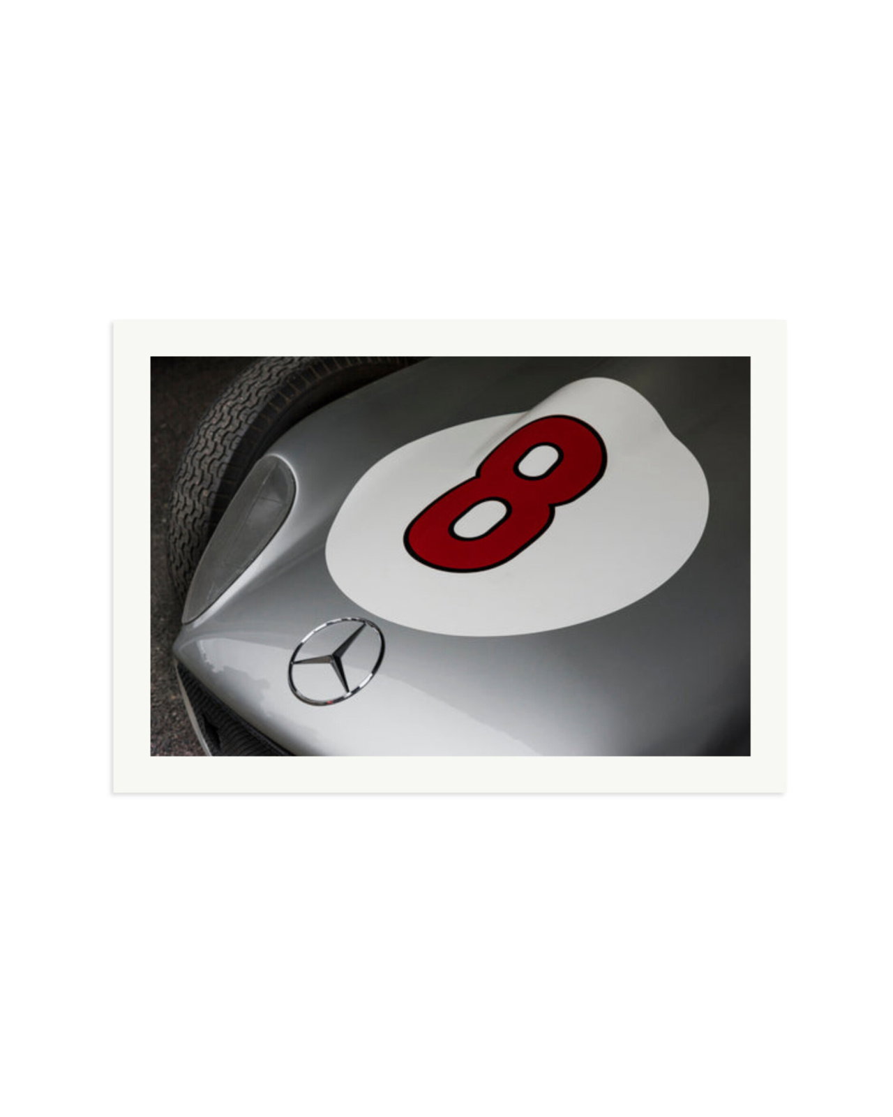 1955 Mercedes Benz W196 'Monoposto' Print Only / XXL