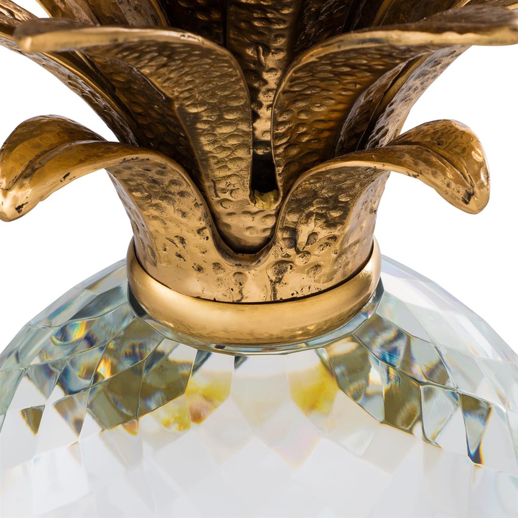 Ananas dekoration messing