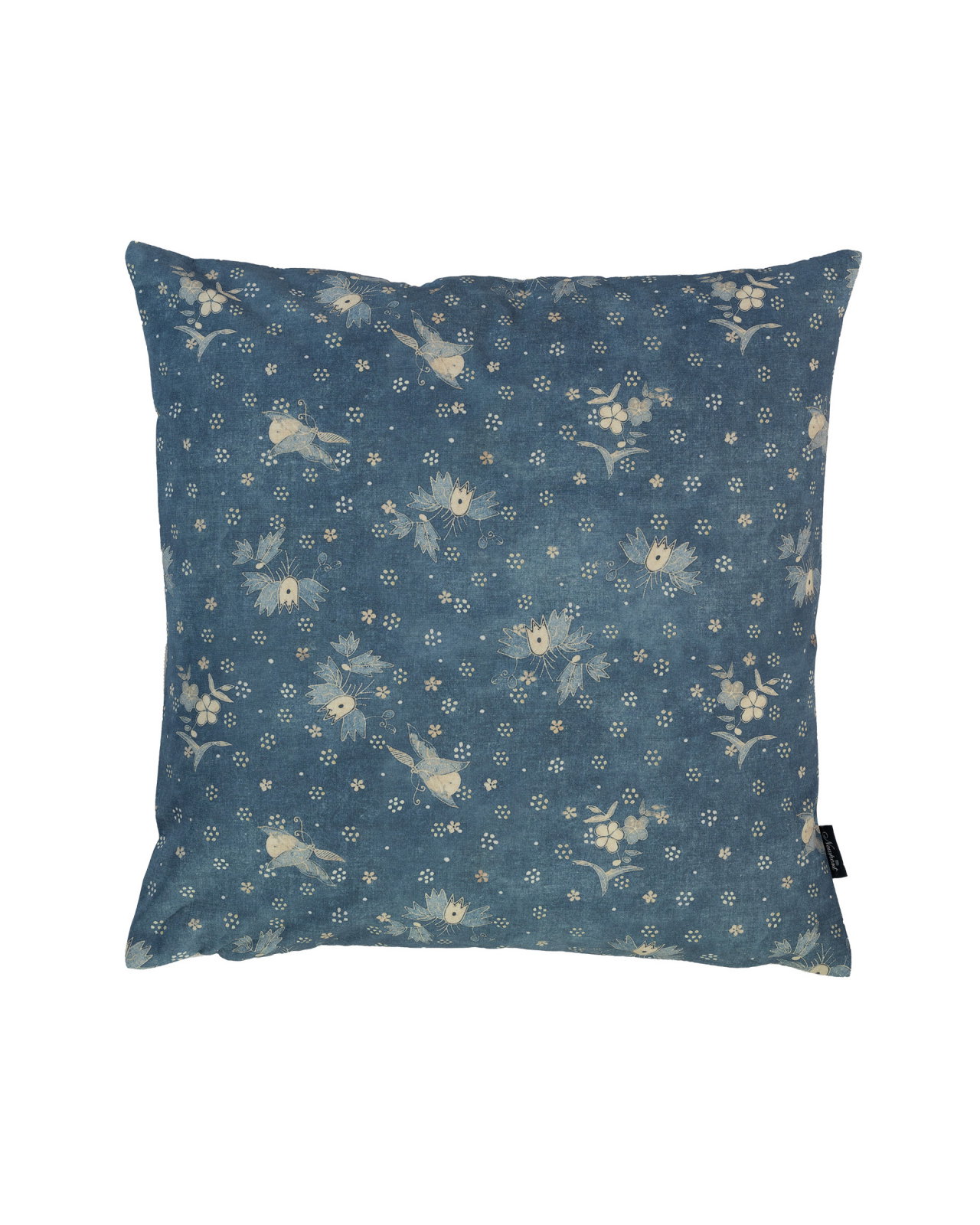 Wells Batik cushion cover chambray