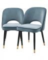 Cliff dining chairs blue