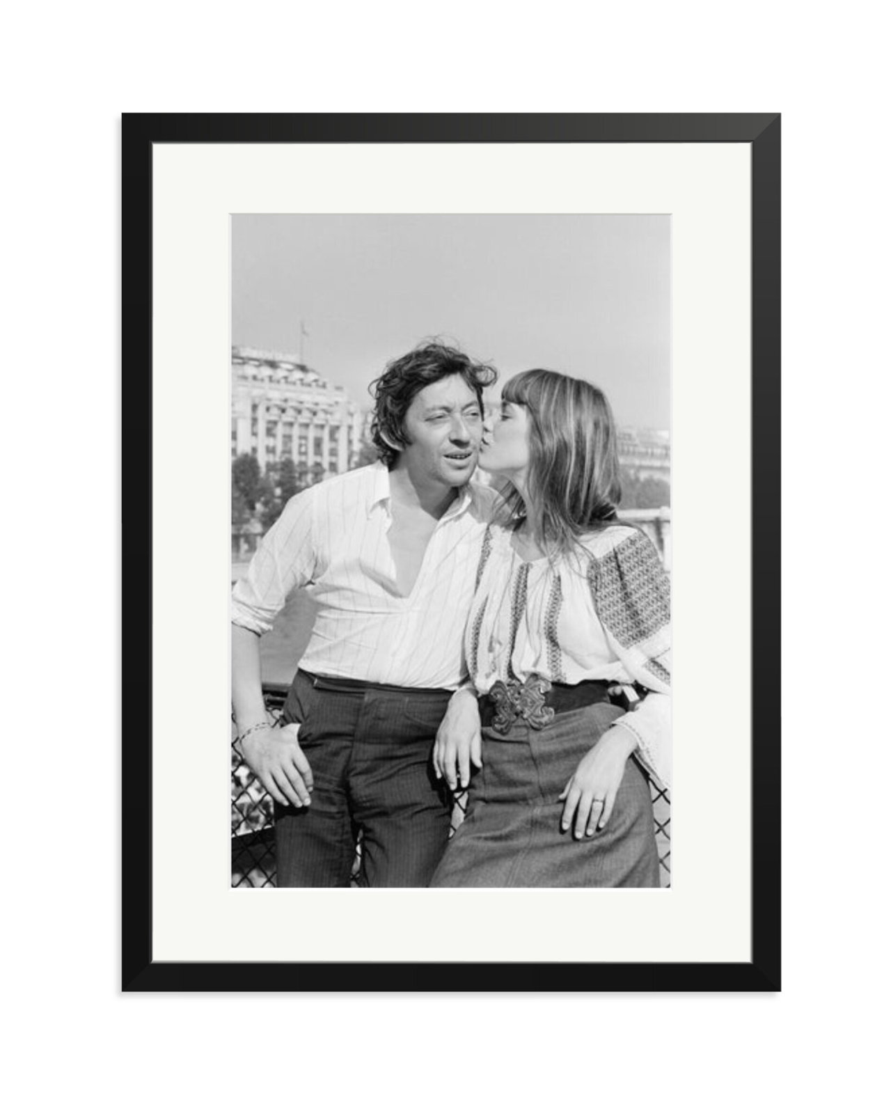 Gainsbourg and Birkin in Paris Black / XL
