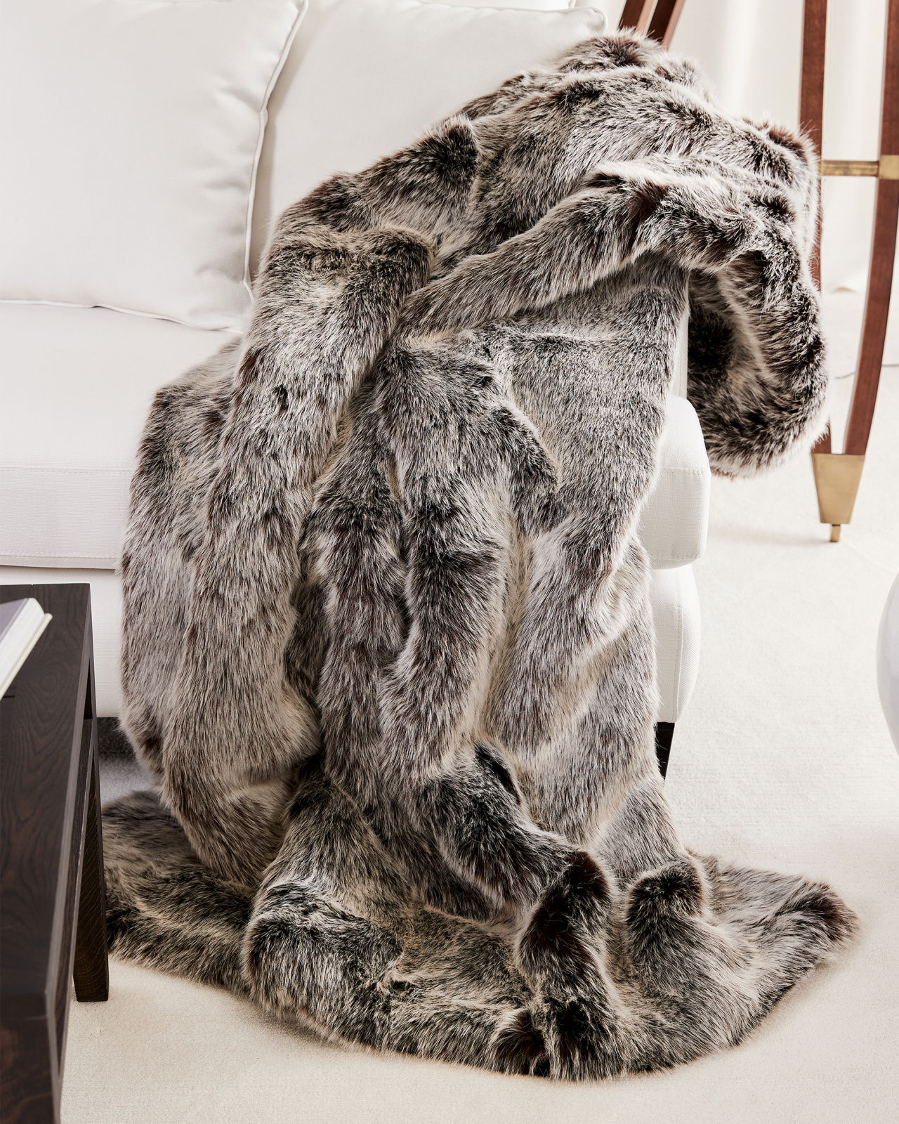 St. Moritz plaid timber wolf