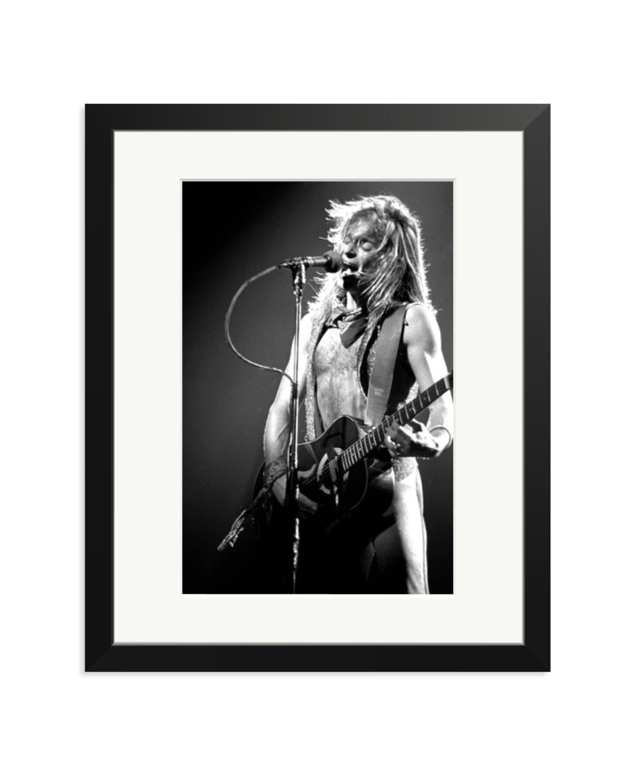 David Lee Roth of Van Halen 1981 Black / Medium