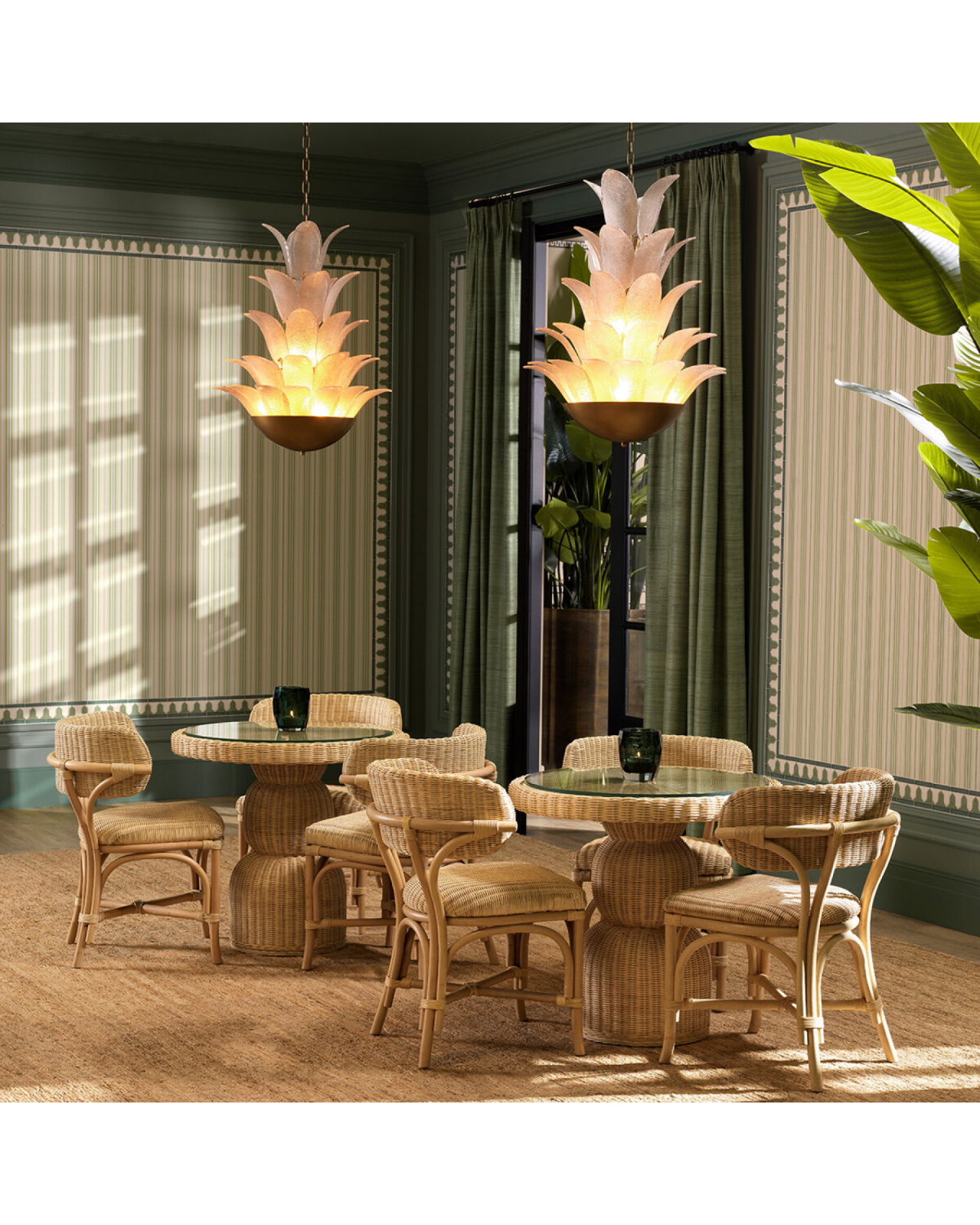 Melrose kroonluchter antiek messing