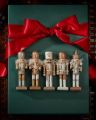 Herman Nutcracker Christmas Decoration 5-pack