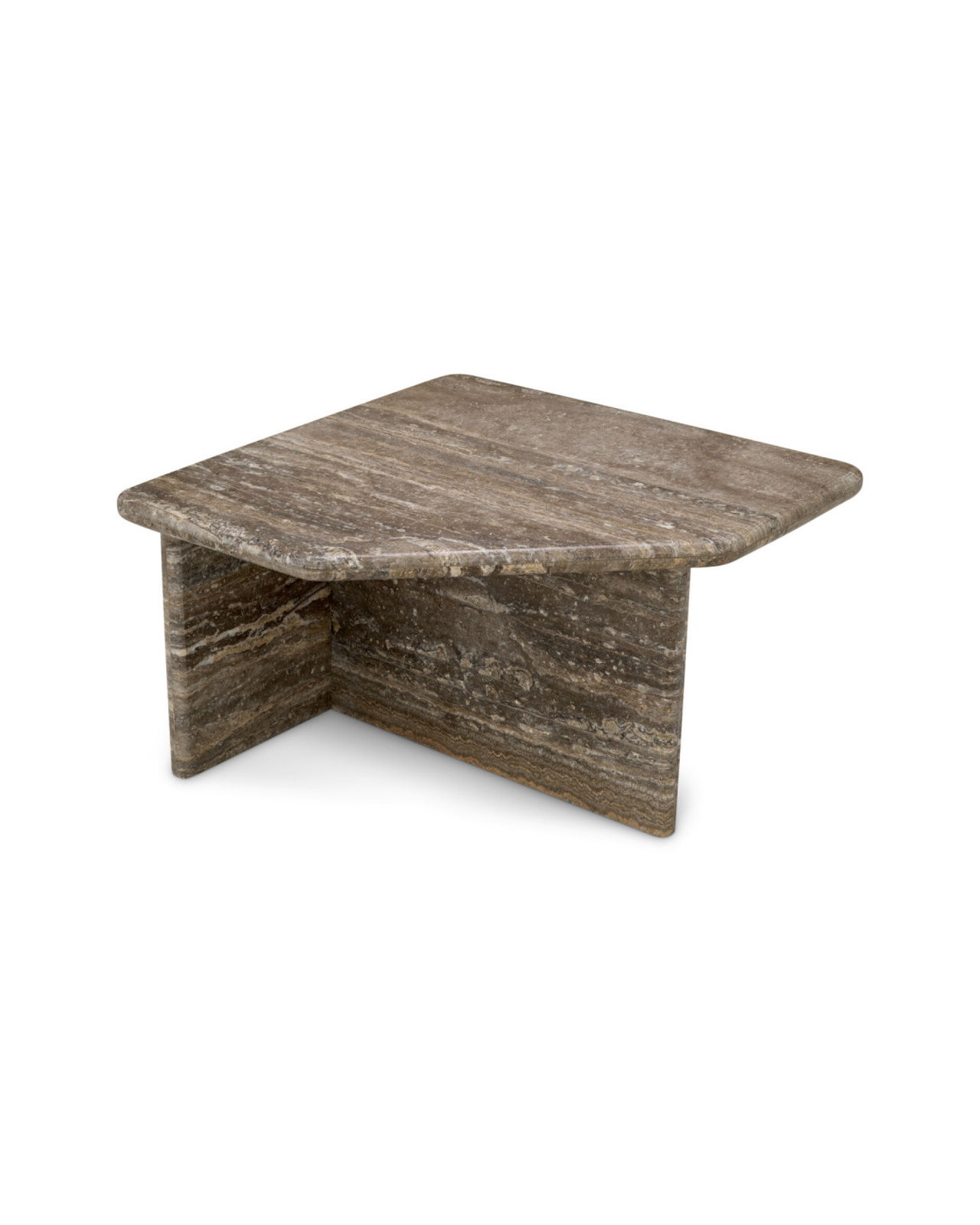 Ciro salontafel zilver travertin