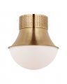 Precision 9" Flush Mount Antique-Burnished Brass