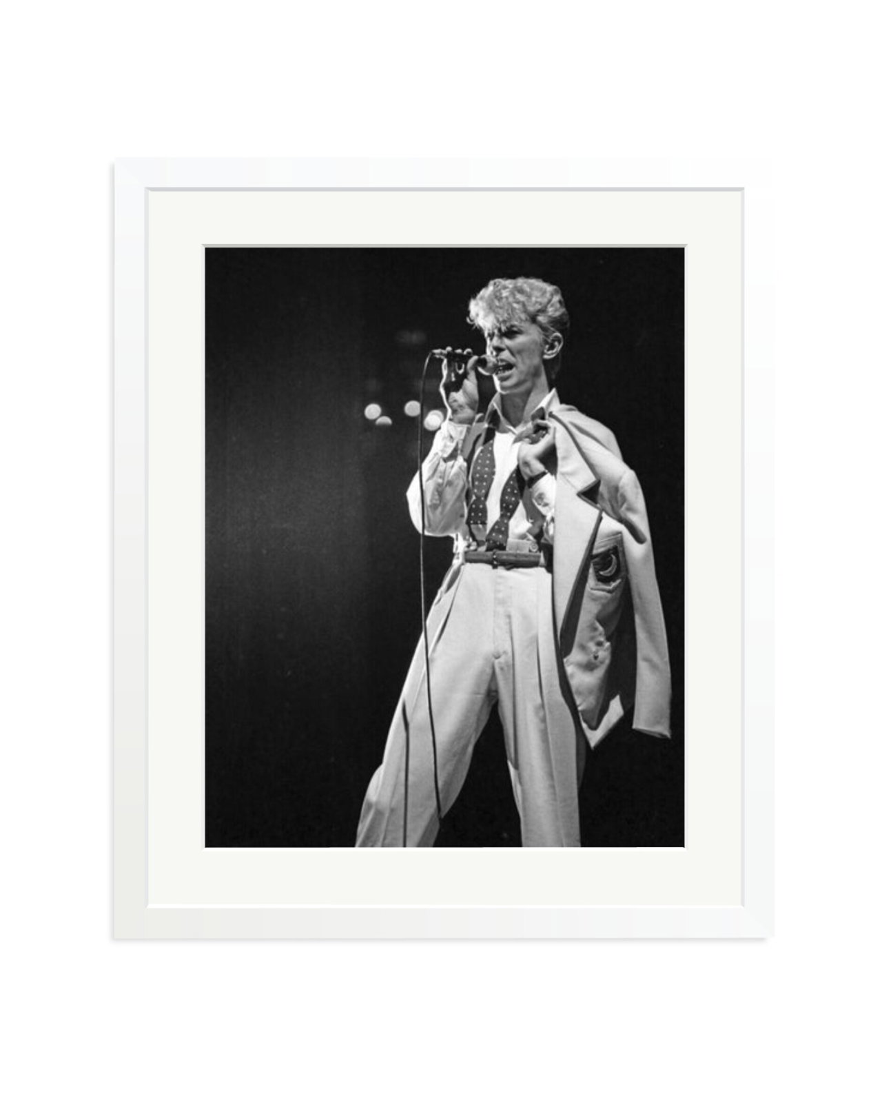 Bowie Serious Moonlight Tour White / Large